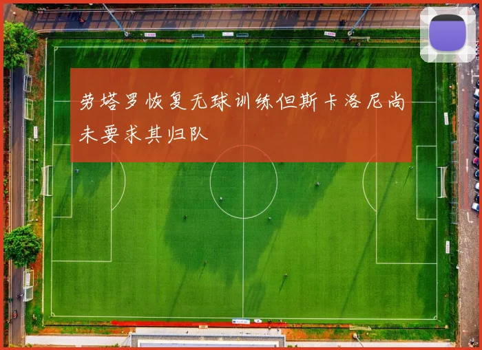 劳塔罗恢复无球训练但斯卡洛尼尚未要求其归队